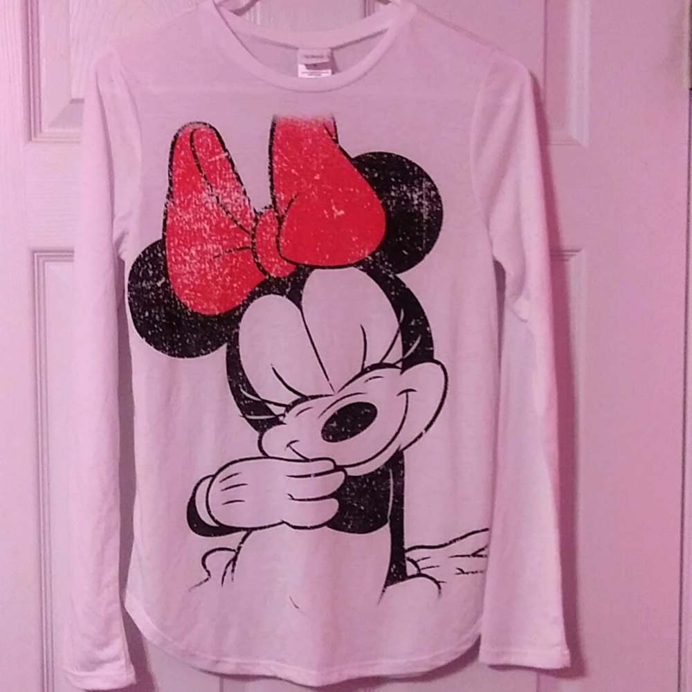 Long-sleeved Minnie Mouse T-shirt